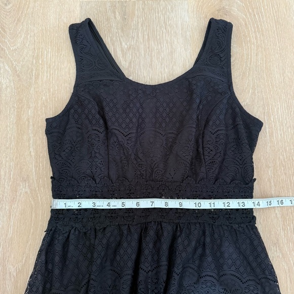 Xhilaration Black Sleeveless Lace Dress Girls Size L - Picture 7 of 9